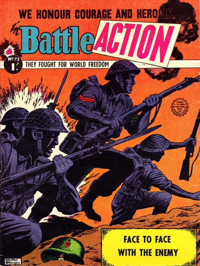 Cover for Battle Action (Horwitz, 1954 ? series) #73