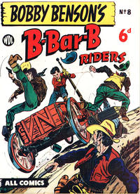 Cover for Bobby Benson's  B-Bar-B Riders (World Distributors, 1950 series) #8