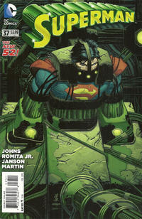Cover Thumbnail for Superman (DC, 2011 series) #37 [John Romita Jr. Cover]