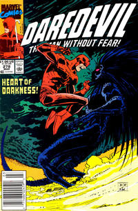 Cover for Daredevil (Marvel, 1964 series) #278 [Newsstand]