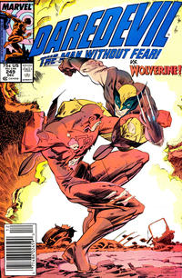 Cover Thumbnail for Daredevil (Marvel, 1964 series) #249 [Newsstand]