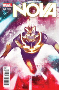 Cover for Nova (Marvel, 2013 series) #28 [Andrea Sorrentino Cosmically Enhanced Variant]