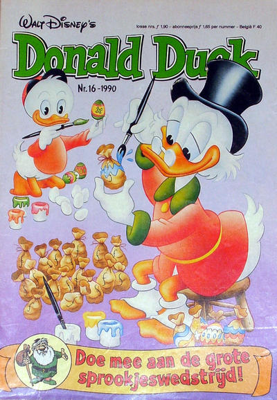 Cover for Donald Duck (Oberon, 1972 series) #16/1990