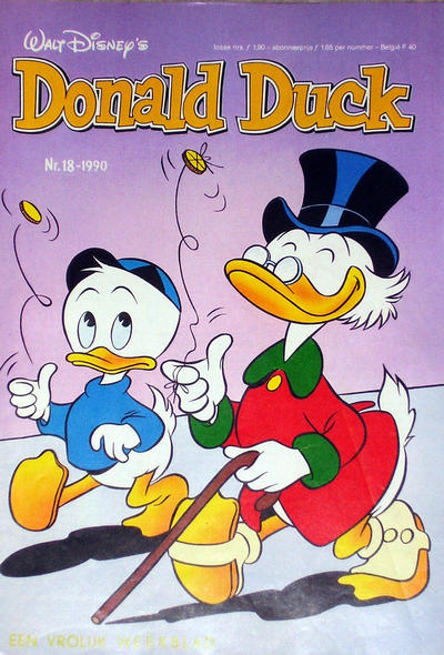 Cover for Donald Duck (Oberon, 1972 series) #18/1990