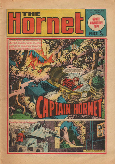 Cover for The Hornet (D.C. Thomson, 1963 series) #500