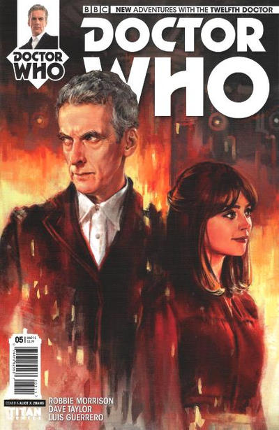 Cover for Doctor Who: The Twelfth Doctor (Titan, 2014 series) #5 [Cover A Alice X. Zhang]