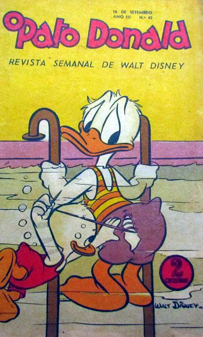 Cover for O Pato Donald (Editora Abril, 1950 series) #45