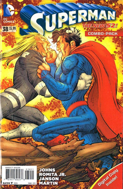 Cover for Superman (DC, 2011 series) #38 [Combo-Pack]