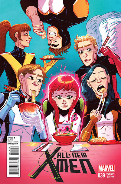 Cover for All-New X-Men (Marvel, 2013 series) #39 [Faith Erin Hicks 'Women Of Marvel']