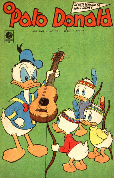 Cover for O Pato Donald (Editora Abril, 1950 series) #772