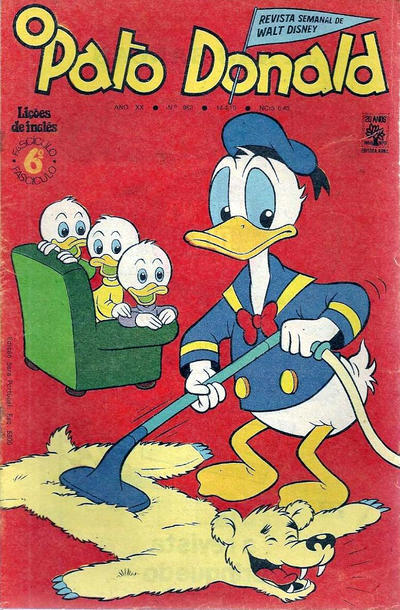Cover for O Pato Donald (Editora Abril, 1950 series) #962