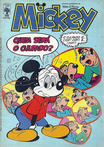 Cover for Mickey (Editora Abril, 1952 series) #396