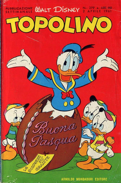 Cover for Topolino (Mondadori, 1949 series) #279