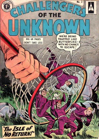 Cover for Challengers of the Unknown (Thorpe & Porter, 1960 series) #2