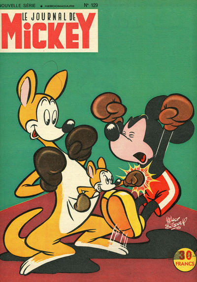 Cover for Le Journal de Mickey (Hachette, 1952 series) #129
