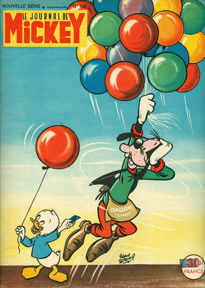Cover for Le Journal de Mickey (Hachette, 1952 series) #142