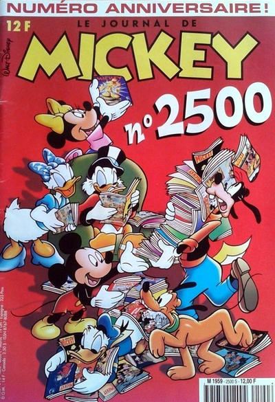 Cover for Le Journal de Mickey (Hachette, 1952 series) #2500