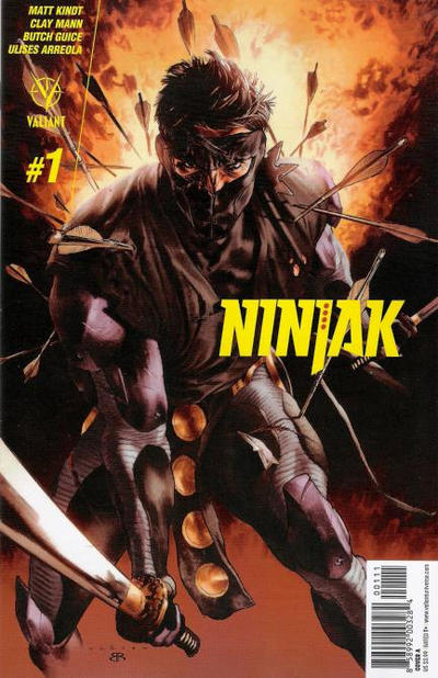 Cover for Ninjak (Valiant Entertainment, 2015 series) #1 [Cover A - Lewis LaRosa]