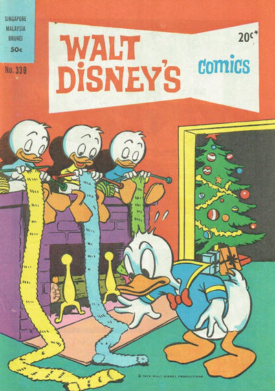 Cover for Walt Disney's Comics (W. G. Publications; Wogan Publications, 1946 series) #339