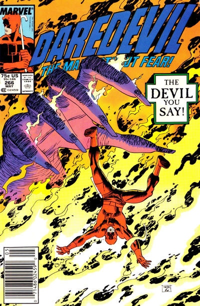 Cover for Daredevil (Marvel, 1964 series) #266 [Newsstand]