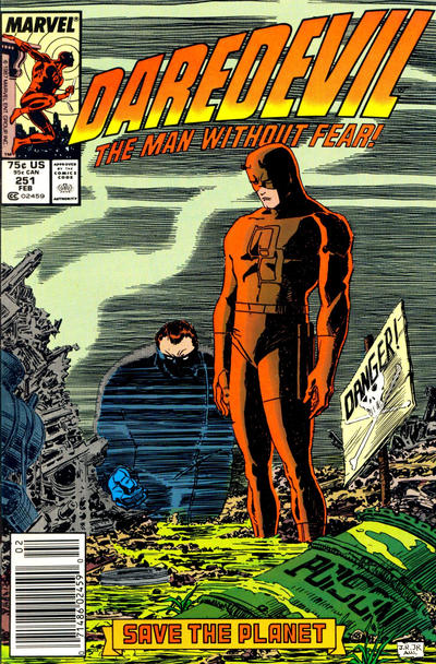 Cover for Daredevil (Marvel, 1964 series) #251 [Newsstand]