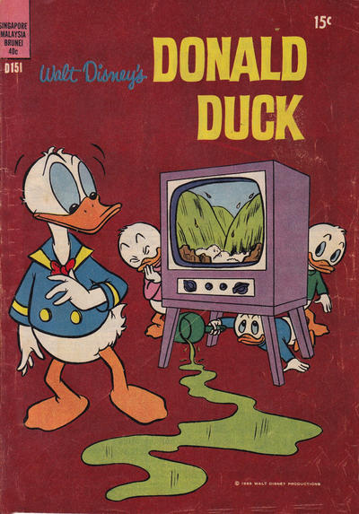 Cover for Walt Disney's Donald Duck (W. G. Publications; Wogan Publications, 1954 series) #151