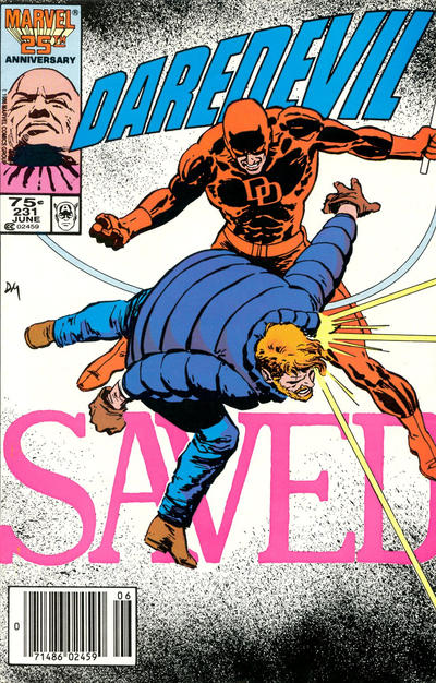 Cover for Daredevil (Marvel, 1964 series) #231 [Newsstand]
