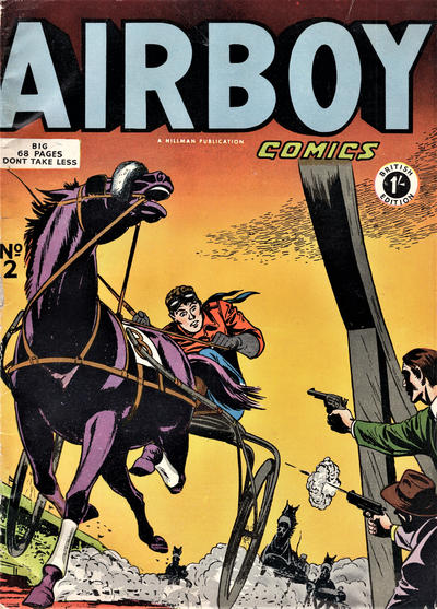 Cover for Airboy Comics (Thorpe & Porter, 1953 series) #2
