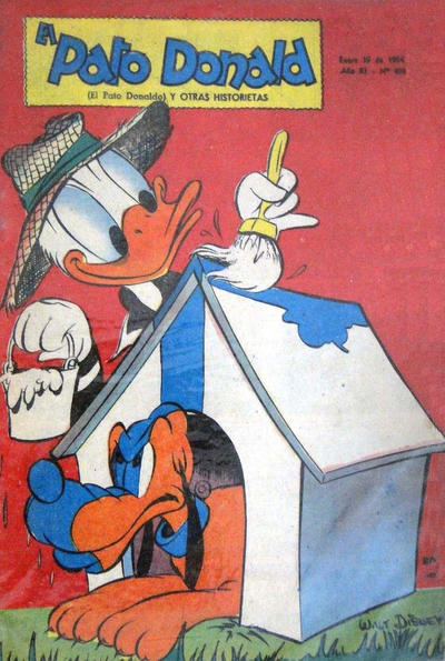Cover for El Pato Donald (Editorial Abril, 1944 series) #493