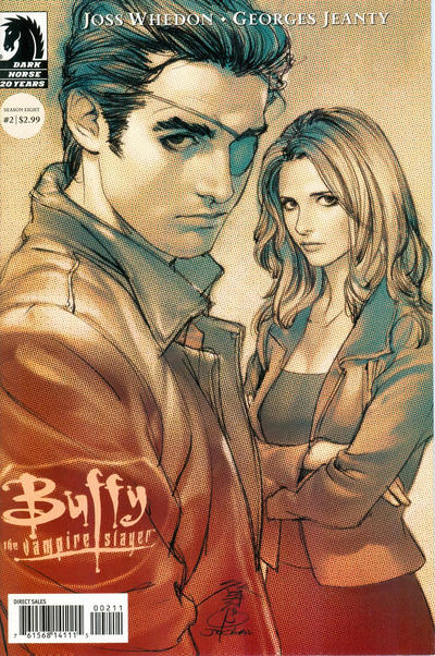 Cover for Buffy the Vampire Slayer Season Eight (Dark Horse, 2007 series) #2 [Second Printing]