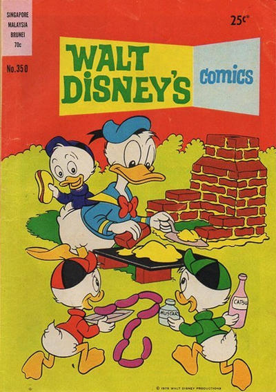 Cover for Walt Disney's Comics (W. G. Publications; Wogan Publications, 1946 series) #350