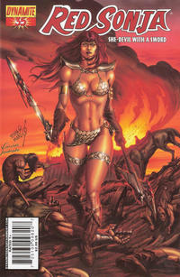Cover Thumbnail for Red Sonja (Dynamite Entertainment, 2005 series) #35 [Pablo Marcos Cover]