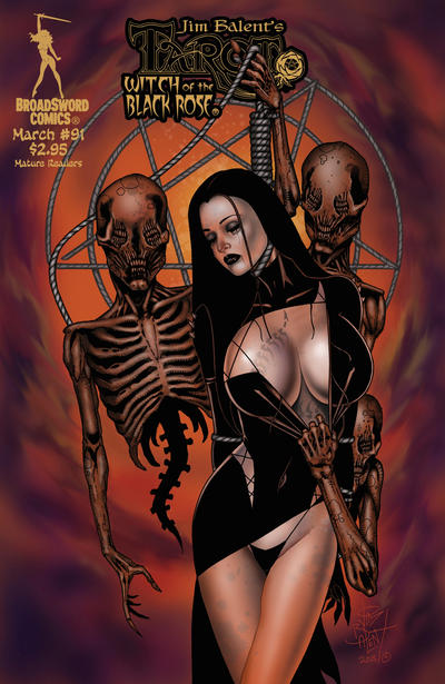 Cover for Tarot: Witch of the Black Rose (Broadsword, 2000 series) #91 [Cover B]