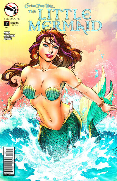 Cover for Grimm Fairy Tales Presents the Little Mermaid (Zenescope Entertainment, 2015 series) #2 [Cover A - Ed Benes]
