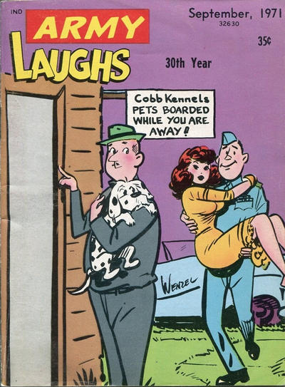 Cover for Army Laughs (Prize, 1951 series) #v19#8