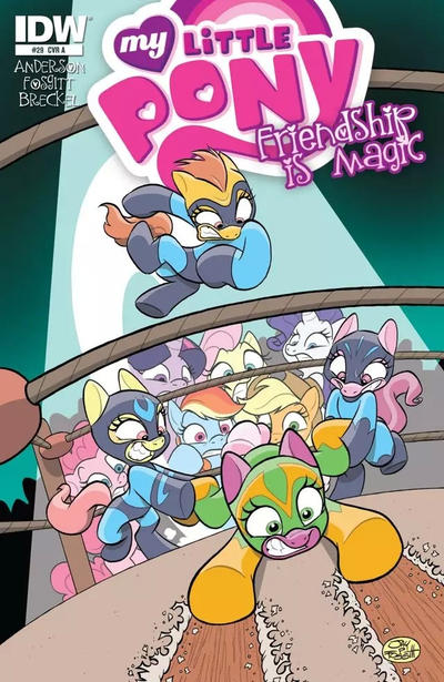 Cover for My Little Pony: Friendship Is Magic (IDW, 2012 series) #29 [Cover A - Jay Fosgitt]