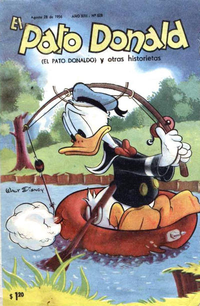Cover for El Pato Donald (Editorial Abril, 1944 series) #628