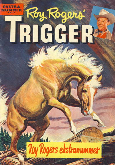 Cover for Roy Rogers ekstranummer Trigger (Serieforlaget / Se-Bladene / Stabenfeldt, 1958 series) #våren 1958