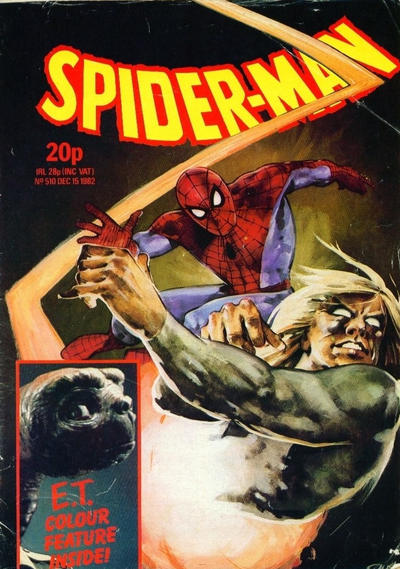 Cover for Super Spider-Man TV Comic (Marvel UK, 1981 series) #510