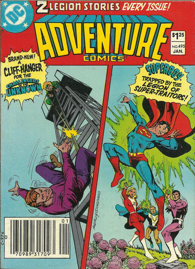 Cover for Adventure Comics (DC, 1938 series) #495 [Newsstand]