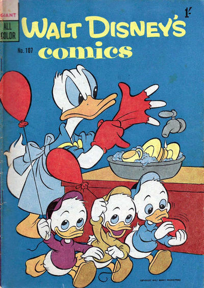 Cover for Walt Disney's Comics (W. G. Publications; Wogan Publications, 1946 series) #107