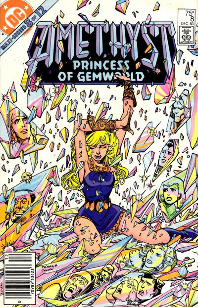 Cover for Amethyst, Princess of Gemworld (DC, 1983 series) #8 [Newsstand]