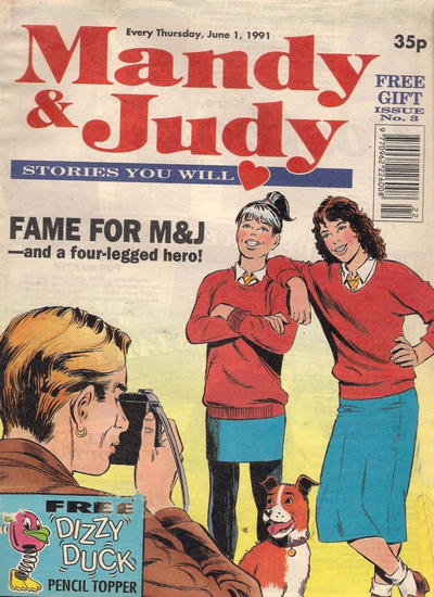 Cover for Mandy & Judy [M & J] (D.C. Thomson, 1991 series) #3