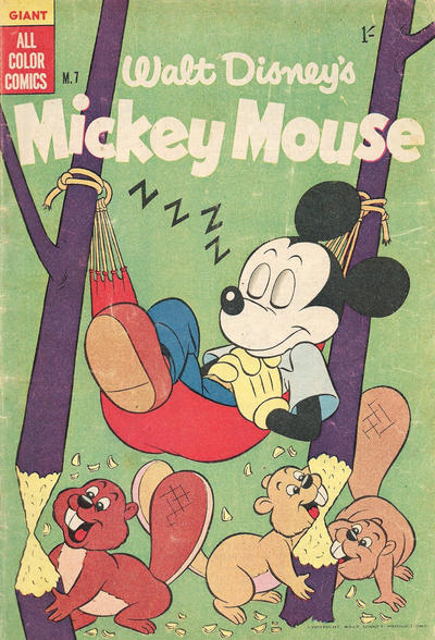 Cover for Walt Disney's Mickey Mouse (W. G. Publications; Wogan Publications, 1956 series) #7