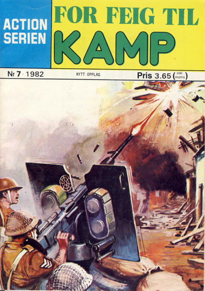 Cover for Action Serien (Atlantic Forlag, 1976 series) #7/1982