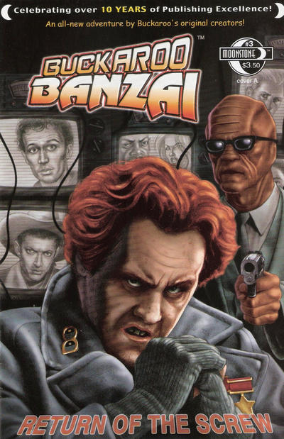 Cover for Buckaroo Banzai: Return of the Screw (Moonstone, 2006 series) #3 [Cover A - Dave Aikins]