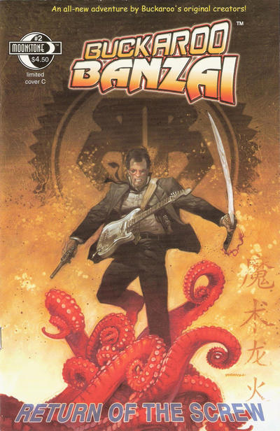 Cover for Buckaroo Banzai: Return of the Screw (Moonstone, 2006 series) #2 [Cover C]