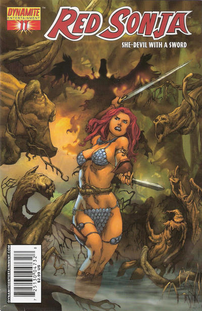 Cover for Red Sonja (Dynamite Entertainment, 2005 series) #11 [Mel Rubi Cover]