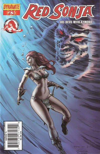 Cover for Red Sonja (Dynamite Entertainment, 2005 series) #23 [Homs Cover]