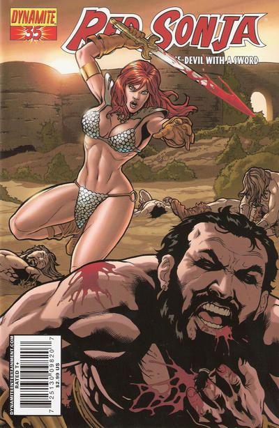 Cover for Red Sonja (Dynamite Entertainment, 2005 series) #35 [Carlos Rafael Cover]